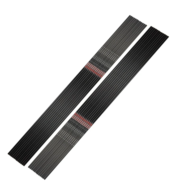 Flechas de carbono puro para tiro con arco, eje de flecha de 30 y 32 pulgadas, SP300/340/400/500/600, id6.2 mm, para caza, bricolaje, 6/12 unidades - imagen 4