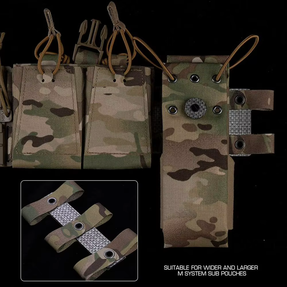 Chaleco táctico MOLLE modular para cargadores con liberación rápida - imagen 4