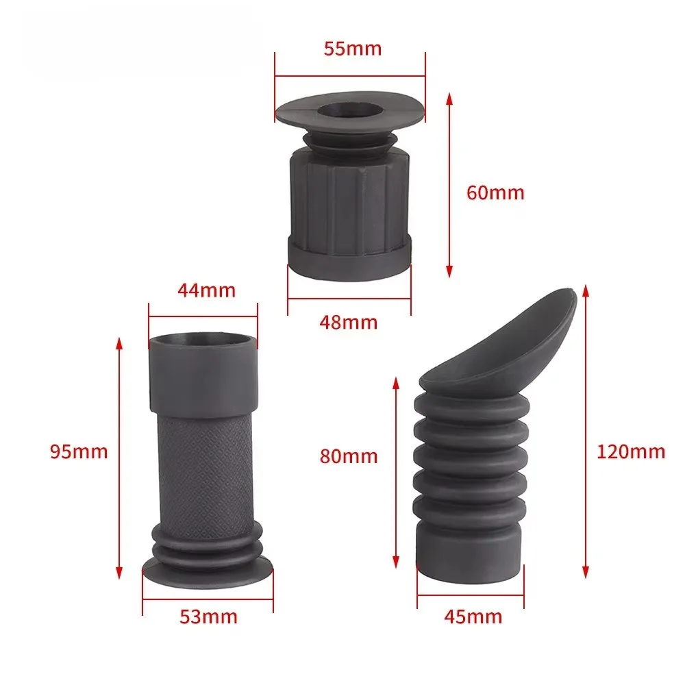 Protector ocular táctico flexible antiimpacto para visor telescópico - imagen 4