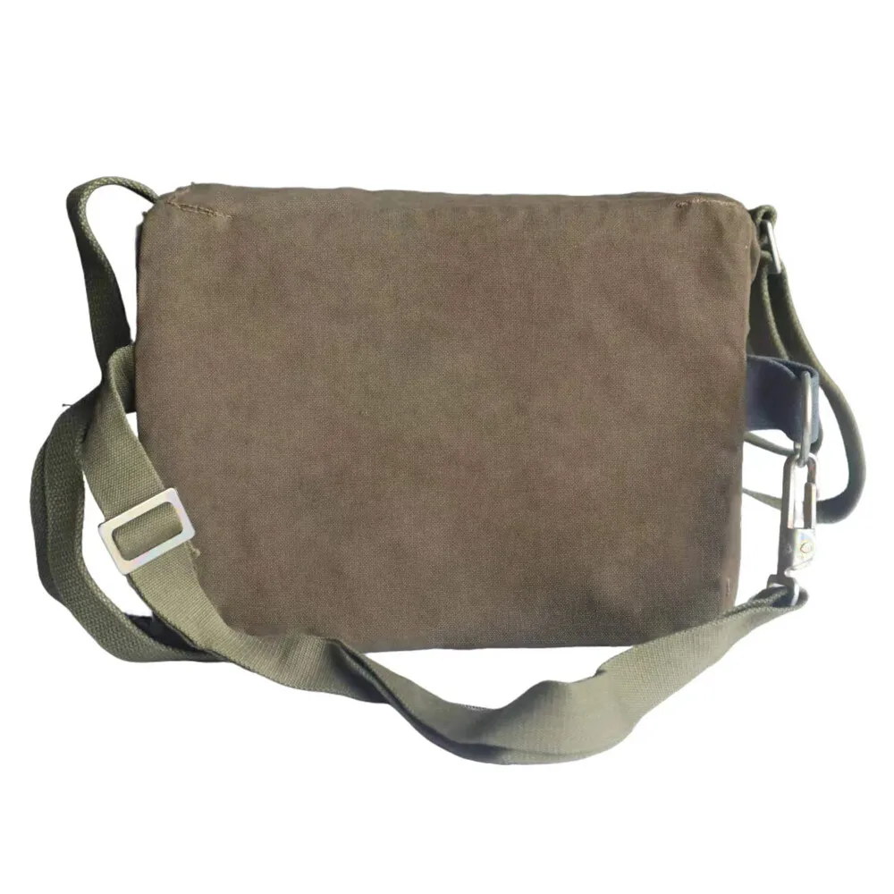 Bolso de tela cruzada inclinada, bolso de hombro inclinado, bolso multifuncional para exteriores, Kit de equipo de soldado Retro, Segunda Guerra Mundial - imagen 4