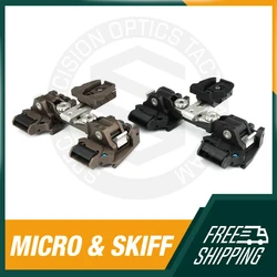 Nuevo puente KVC RQE, puente doble Universal, soporte NVG ligero para gafas de visión nocturna, PVS-14 MINI-NSEAS