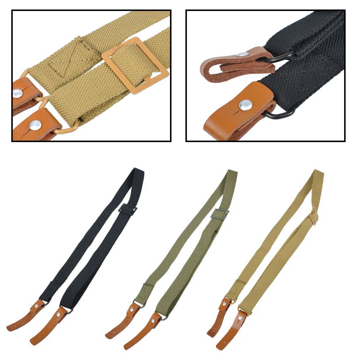 Correa giratoria ajustable para pistola de Rifle, cinturón de transporte de alta resistencia, accesorios de caza, AK47, AK74