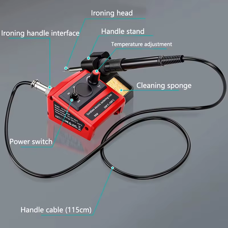 Soldador inalámbrico portátil para baterías Makita Milwaukee Bosch - imagen 4
