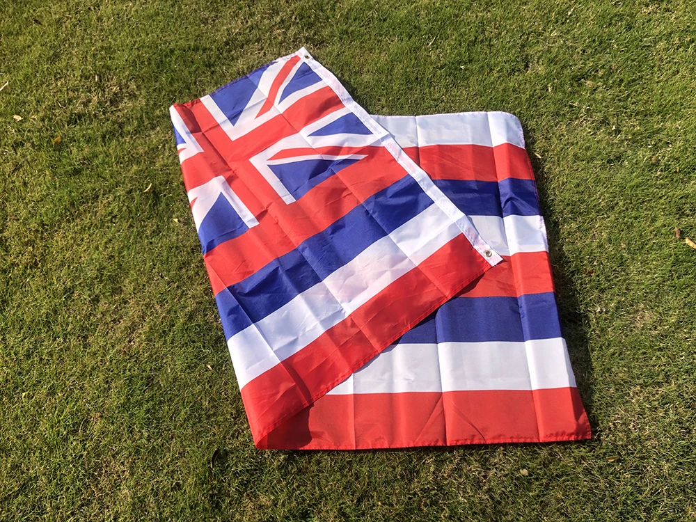 SKY FLAG Bandera hawaiana 90x150cm 3x5 pies Banner colgante de poliéster Banderas y pancartas hawaianas Banner de país Bandera nacional - imagen 5