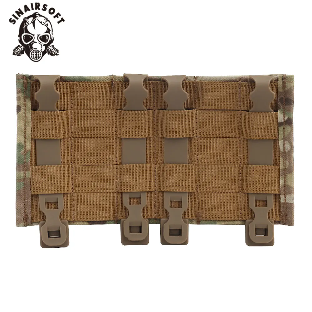 SINAIRSOFT táctico rápido 5,56 Triple Mag bolsas largas AR15 M4 Rifle pistola revistero bolsa MOLLE Malice Clip equipo de caza - imagen 3