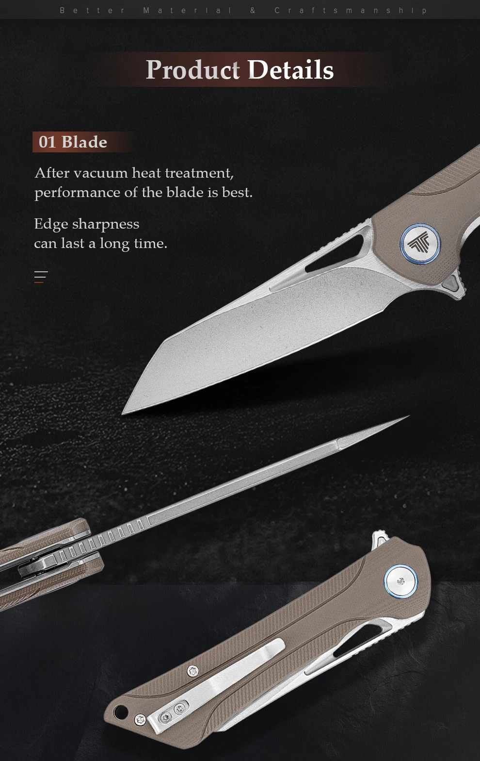 Cuchillo TRIVISA en mano