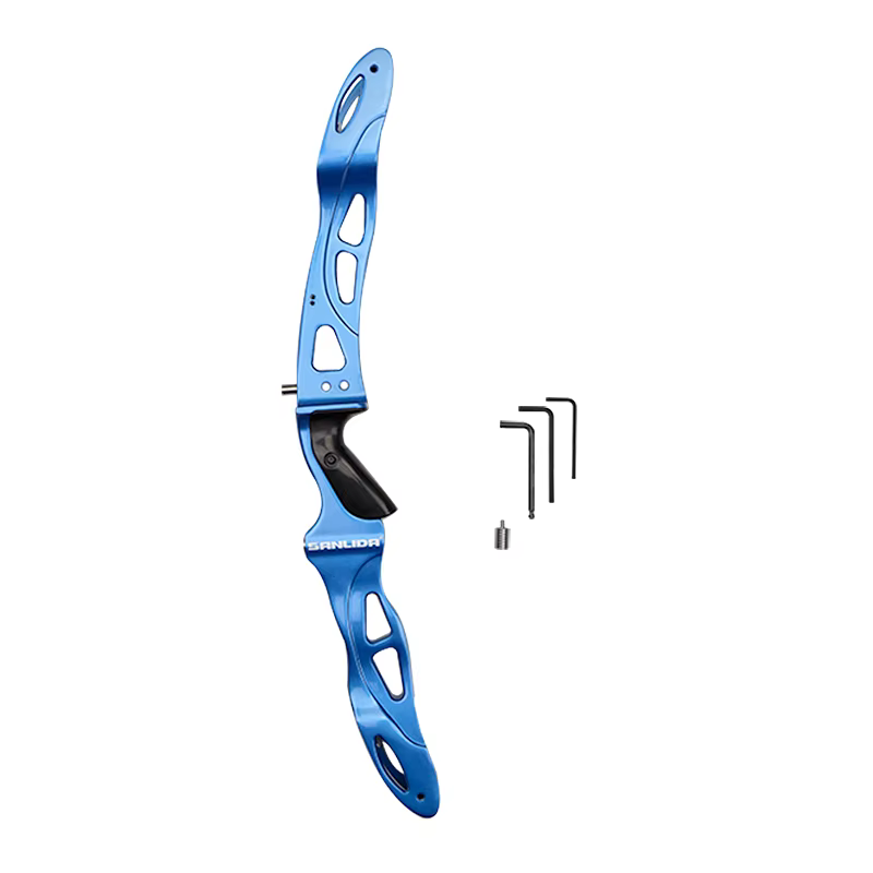 Mango de arco recurvo de aleación de aluminio ILF, empuñadura de arco Riser para deportes al aire libre, tiro con arco, accesorios de caza, 25 ", 1 unidad - imagen 4