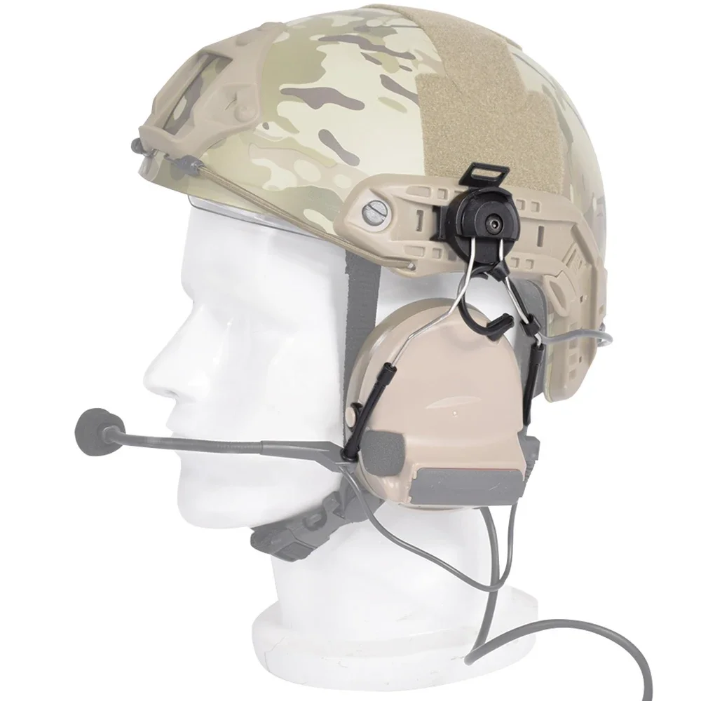 SINAIRSOFT-montaje táctico rápido para casco, adaptador de riel para auriculares, conjunto de soporte para auriculares, soporte de suspensión de tiro para Ops-Core - imagen 4