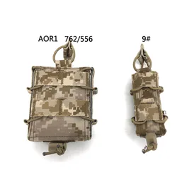 Bolsa para revistas 5,56 7,62 de liberación rápida para sistema Molle de caza, cinturón, funda para Rifle Mag, caja de repuesto