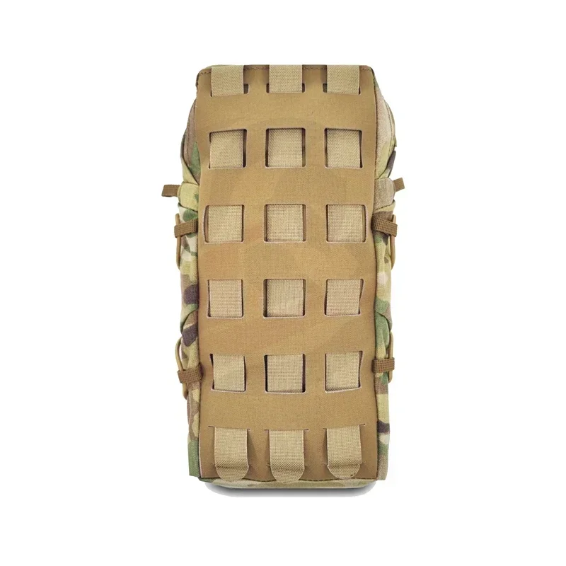 Bolsa Airsoft GP táctica Multicam 500D Vertical 12X5 bolsa para artículos diversos chaleco portador de placa Molle bolsa de Panel trasero equipo de almacenamiento - imagen 2