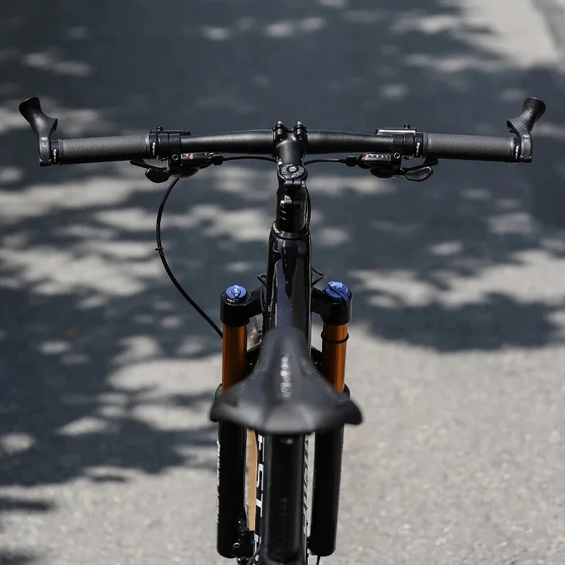 Empuñadura de bicicleta montañosa con mango reflectante de nailon de 22,2mm al final del poste de la bicicleta MTB, accesorio de mano para bicicleta - imagen 5