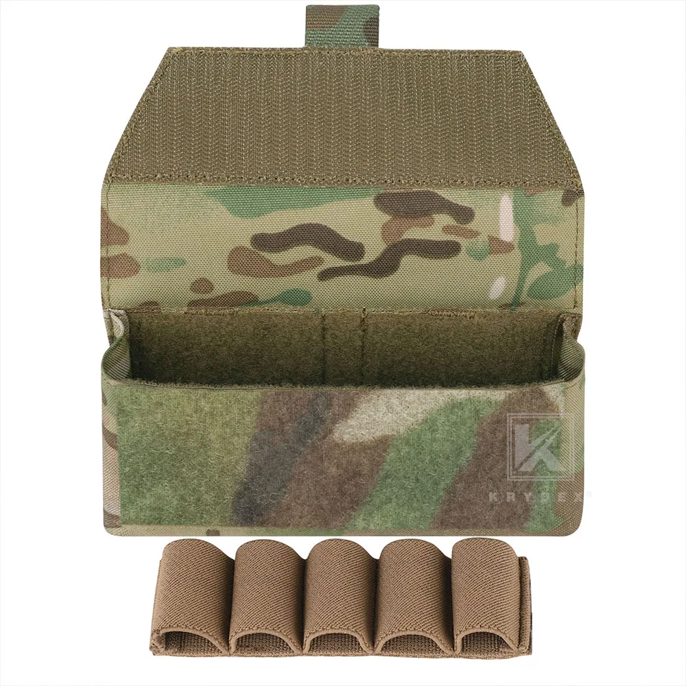 KRYDEX-bolsa táctica MOLLE para munición, bolsa para teléfono móvil, soporte para batería de bala extraíble, riñonera para disparar, cinturón para exteriores, chaleco, equipo - imagen 4