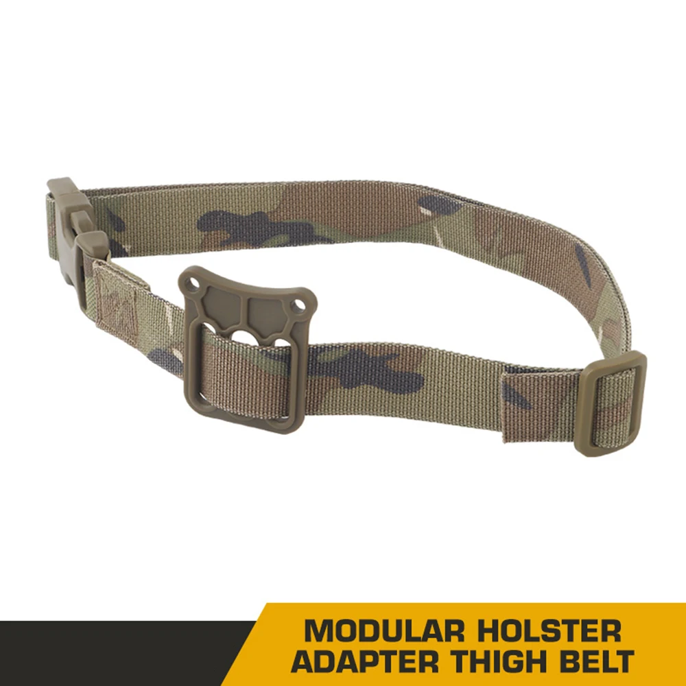 Adaptador MOLLE para funda pistola – Cinturón táctico muslo ripstop - imagen 2