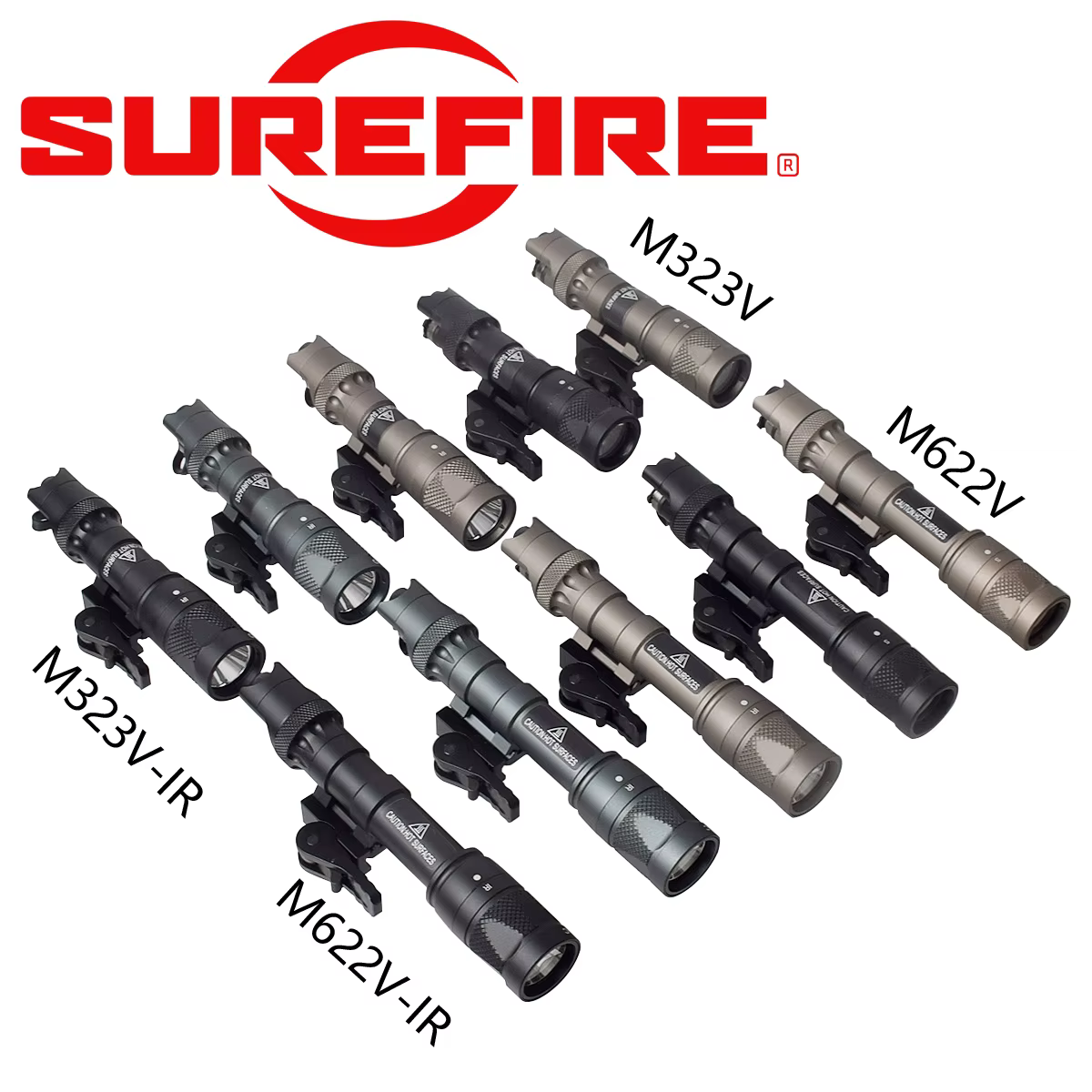Linterna táctica SureFire M600 IR y LED con riel Picatinny - imagen 5