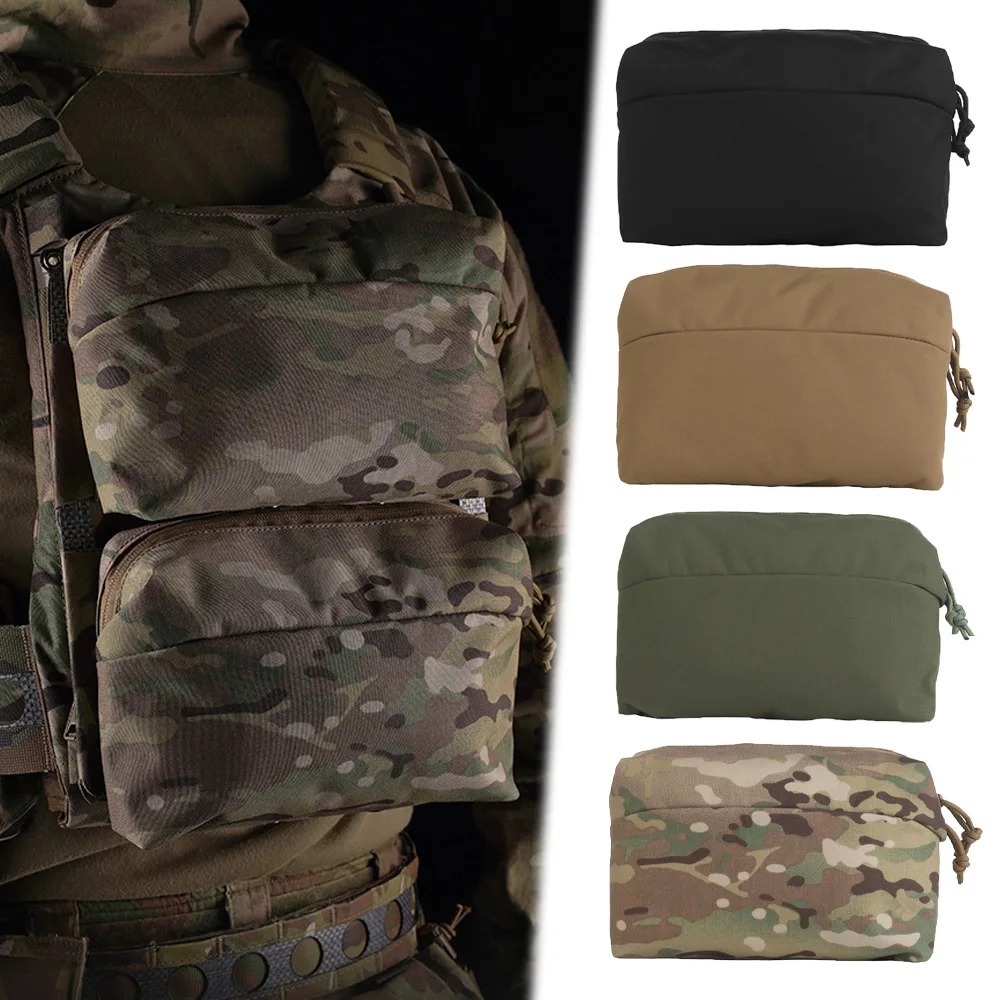 La mochila y la bolsa de expansión para colgar en el pecho puede almacenar varios pequeños equipos de caza o artículos médicos y otros artículos.