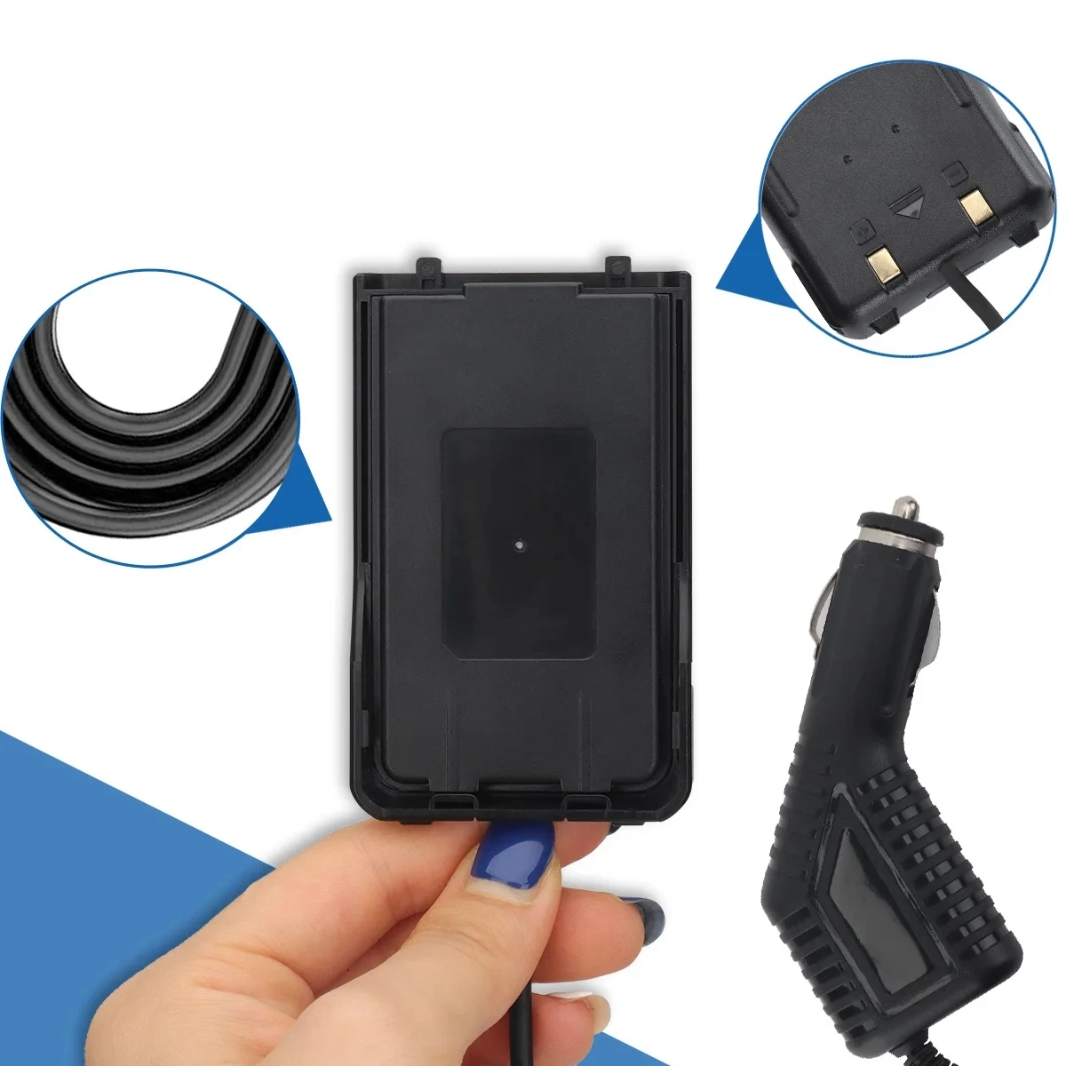 BAOFENG UV-S9 cargador de coche para walkie talkie bidireccional - imagen 3