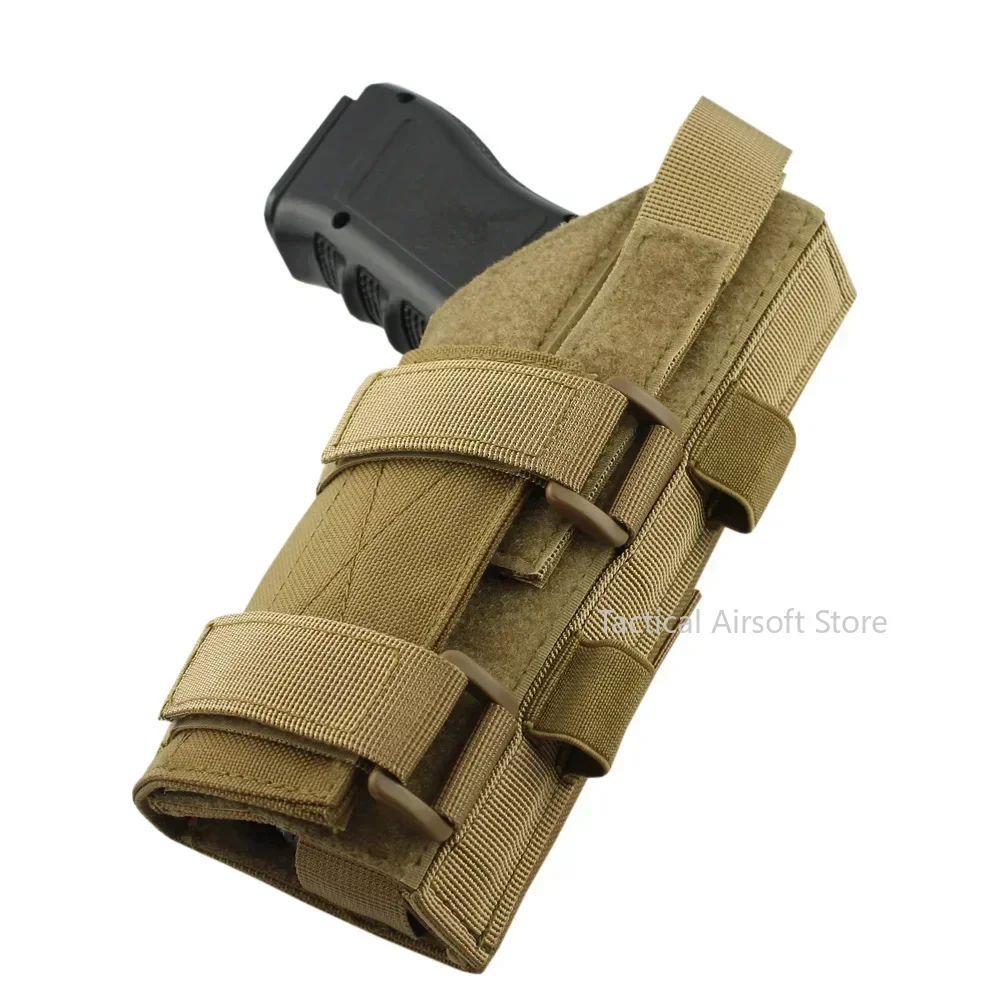 Funda para pierna caída táctica de caza Universal para pistola Molle, funda para pistola de muslo GK 1911 17 92 96, bolsa para escopeta Airsoft para disparar - imagen 3