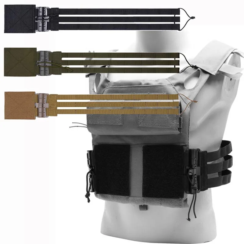 Chaleco táctico con hebilla de liberación rápida, conjunto de hebilla de extracción militar para exteriores, chaleco Molle Airsoft de Paintball, accesorios de caza
