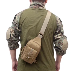 Bolsa táctica MOLLE de pecho portacargadores para senderismo