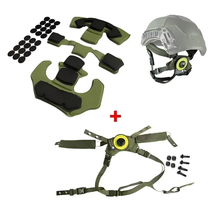 Casco de Wendy forrado con almohadillas de esponja Fast MICH Mickey casco táctico a prueba de balas accesorios casco de Wendy forrado - imagen 3