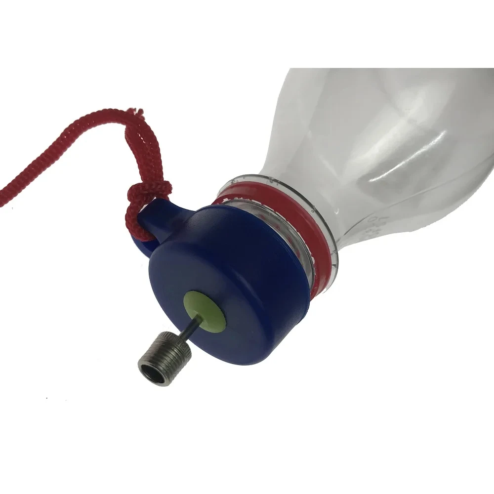 10 Uds. Tapas de botellas de silicona de alta presión inflador de tiro colgante portátil al aire libre para entrenamiento - imagen 4
