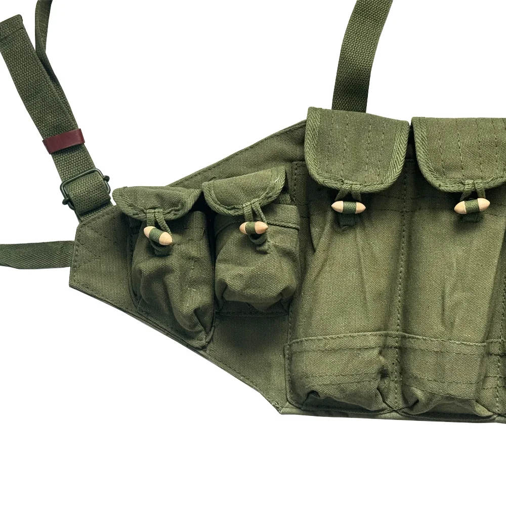 Bolsa de carga tipo WW2 56, bolsa de equipo, paquete de equipo chino Retro, combinación de bolsa para revistas al aire libre - imagen 4