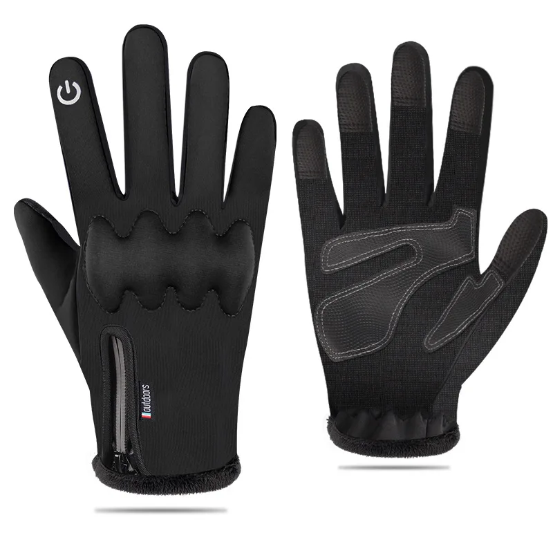Guantes impermeables para hombre, para montar en otoño e invierno, para pescar al aire libre, para pantalla táctil, deportivos, resistentes al viento, transpirables y antideslizantes - imagen 4