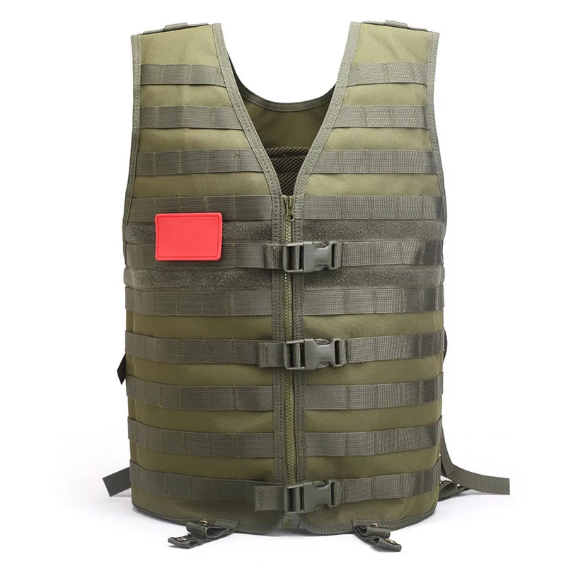 Chaleco táctico Molle para hombre, equipo de caza, portador de carga, chaleco de seguridad deportivo, caza, pesca con sistema de hidratación, nuevo - imagen 3