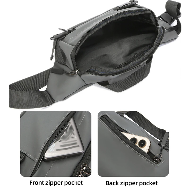 Deportes al aire libre ciclismo escalada senderismo bolsa de pecho para hombres mujeres viaje correr Trekking riñonera cazando entrenamiento bolsos de hombro - imagen 4