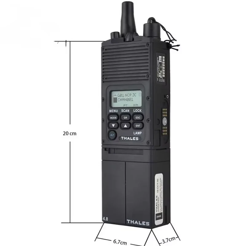WADSN táctico militar Softair Radio del ejército PRC-148 PRC 152 funda de Radio simulada paquete de antena Talkie Walkie PRC 148 PRC152 Cosplay - imagen 5