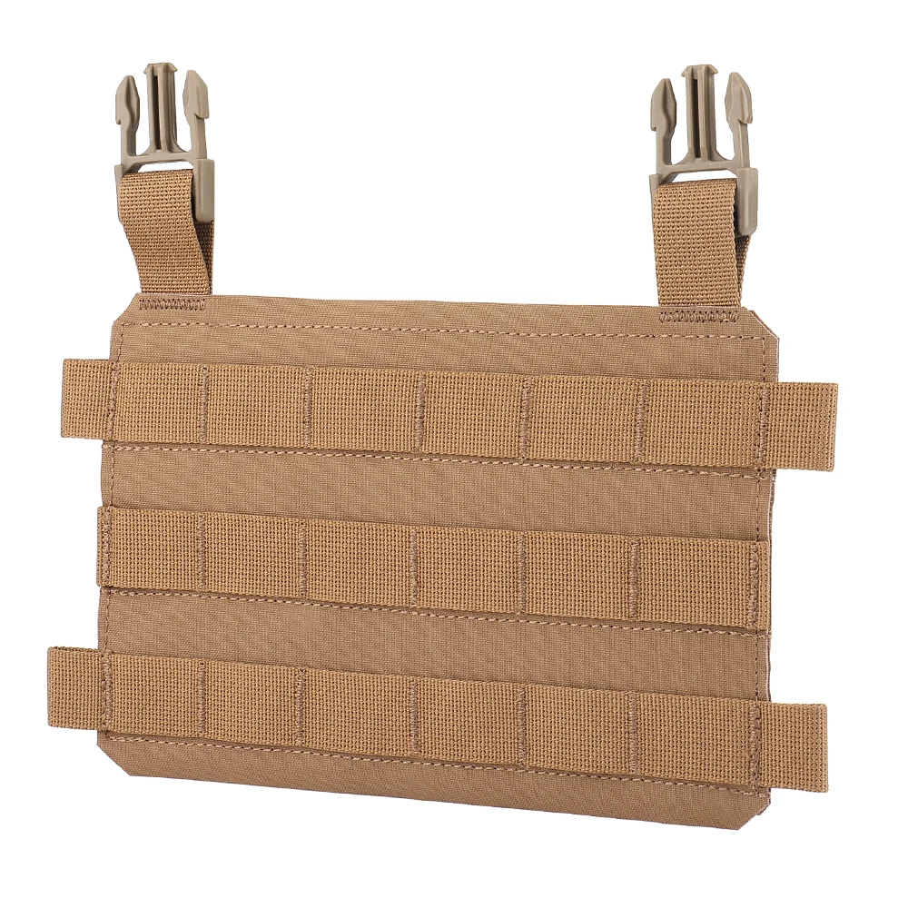 Sistema Molle multifuncional táctico de camuflaje, chaleco, Panel frontal, cartel de Clip rápido para aparejo de pecho, portador de placa - imagen 3