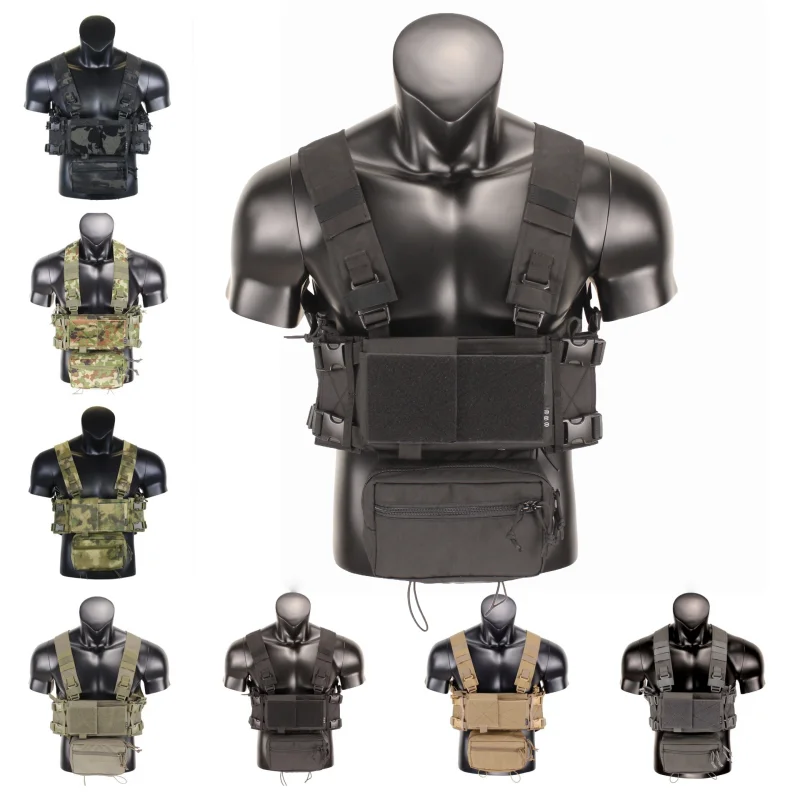 MK4 Chest Rig táctico MOLLE con pouch porta cargadores 5.56 - imagen 2