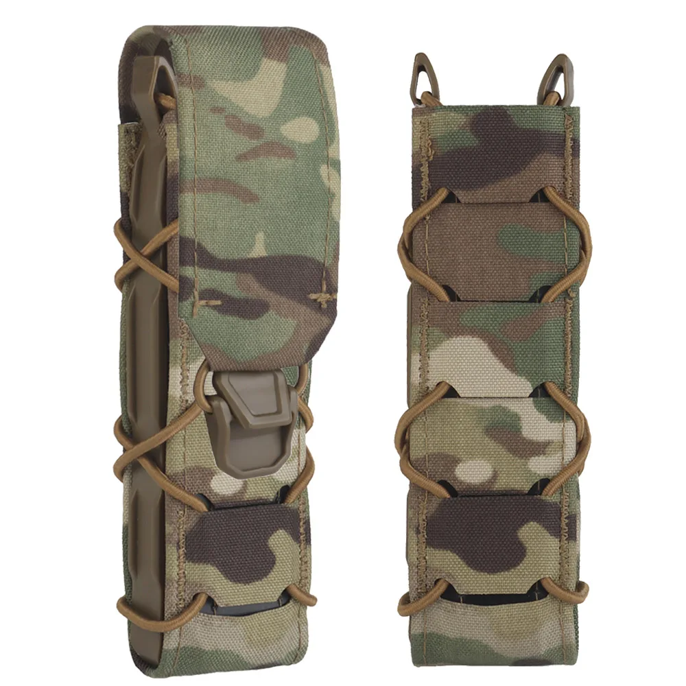 Airsoft MP5 MP7 bolsa para revistas MOLLE bolsa larga Mag submetralhadilla pistola Mag titular para chaleco de caza accesorios portadores de placa - imagen 4