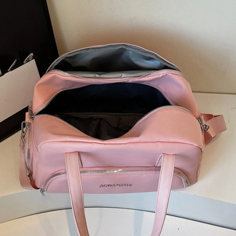 Bolsa de gimnasio para Fitness, bolsa de viaje al aire libre húmeda y seca, Yoga, viaje de corta distancia, bolsos de hombro tipo bandolera, paquete de zapatos, equipaje de embarque, bolso de mano - imagen 5