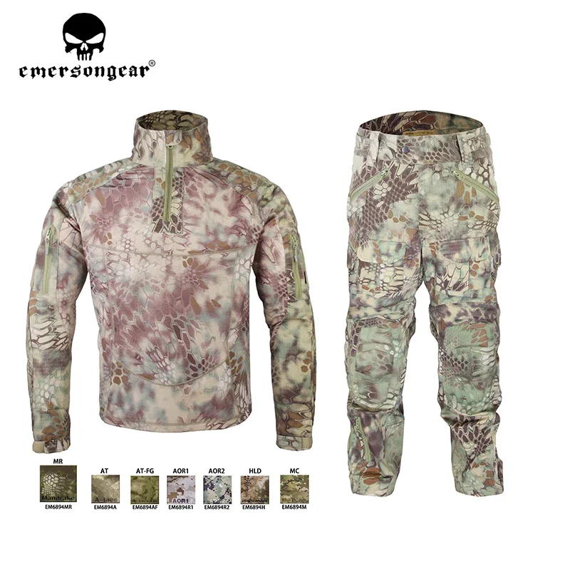 Emersongear-traje táctico de combate para hombre, ropa deportiva, chándal de senderismo, camisas de manga larga, pantalones de camuflaje EM6894 - imagen 3