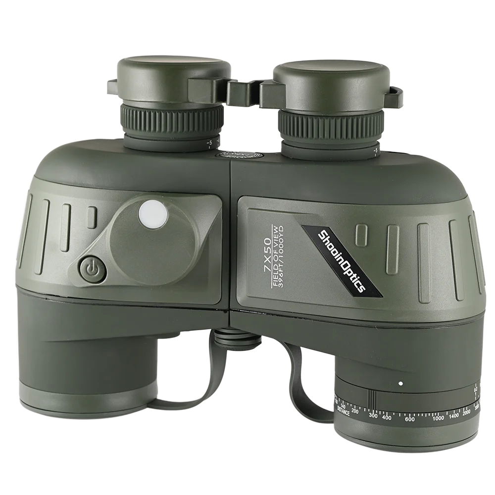 ShooinOptics Binoculars 7X50 Nautical Compass FMC Nitrogen Floating Waterproof For Hunting Bird Watching Marine Navigation - imagen 4