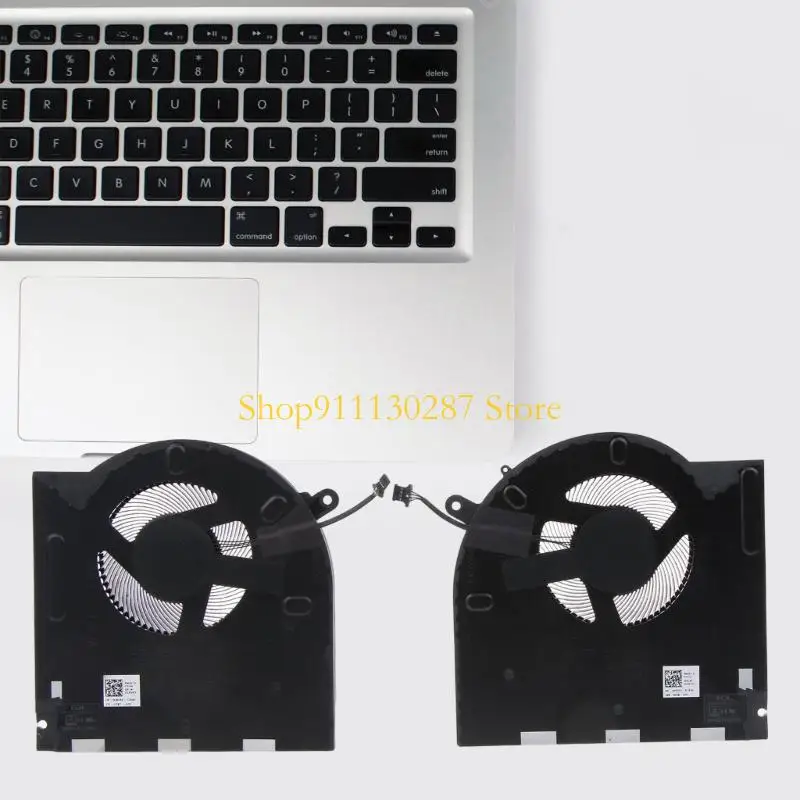 J1HC GPU CPU Ventilador enfriamiento CPU para M17 M17 P45E 0H5TYJ 0CNV63 - imagen 2