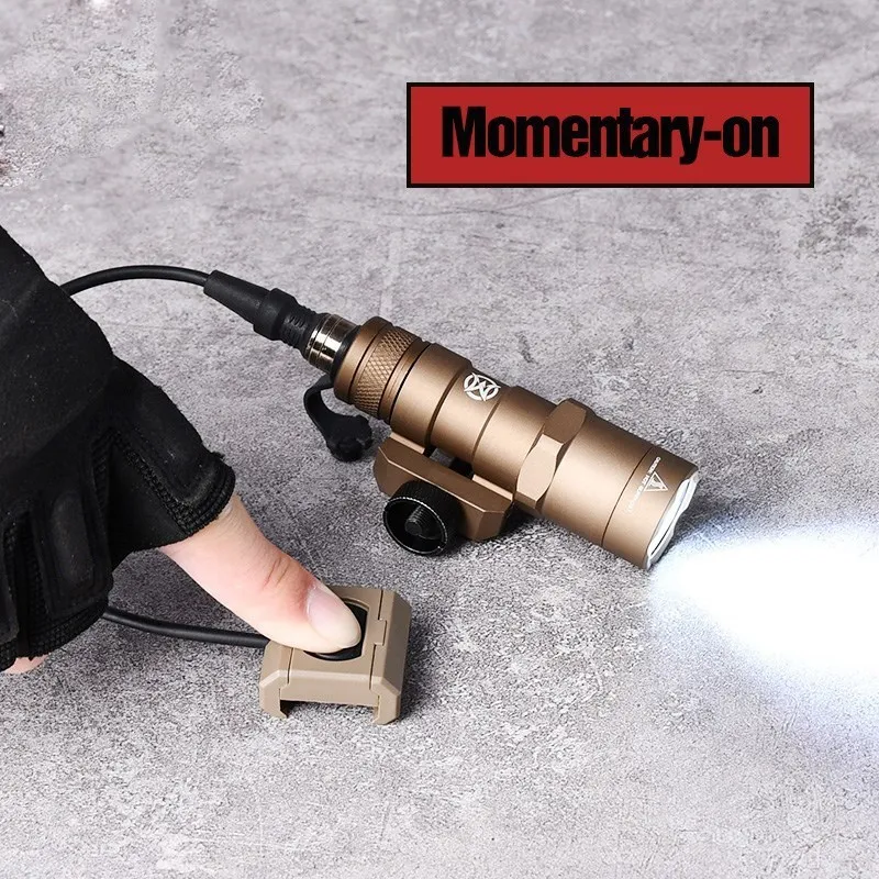 WADSN-Juego de luces de explorador M300B, linterna táctica M300b de 510 lúmenes, Mini interruptor de luz para arma de caza, compatible con riel Mlok Keymod de 20MM - imagen 3