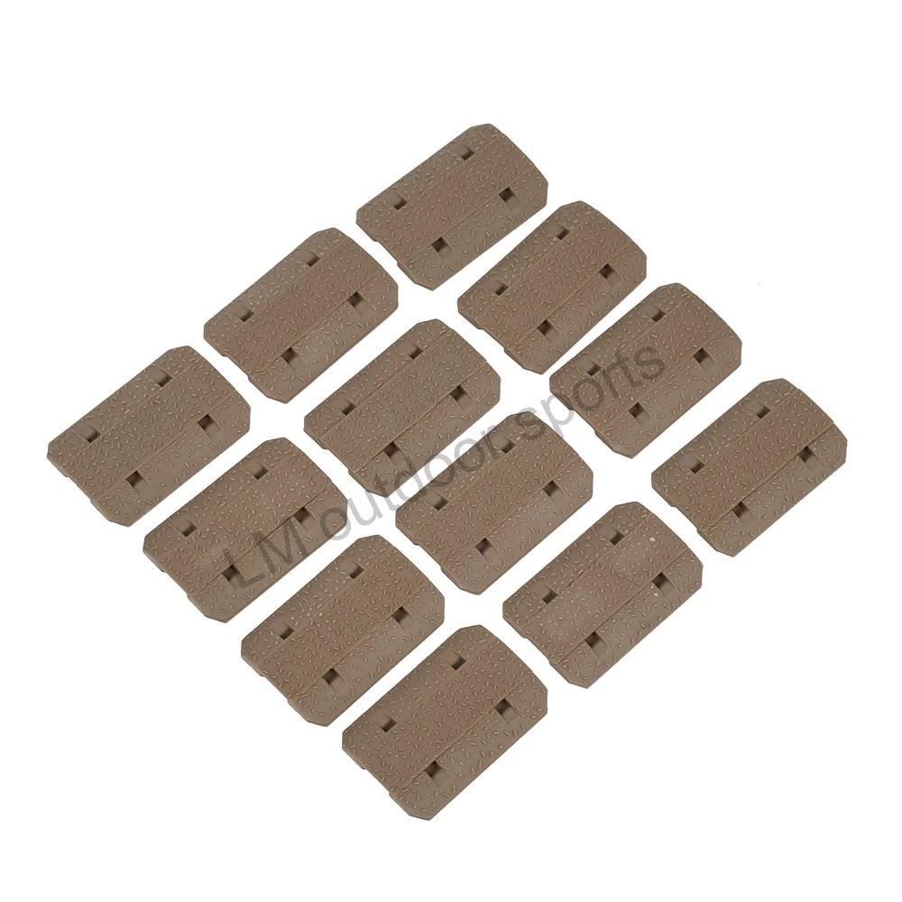 AR15 12 piezas M-LOK Airsoft Rail cubierta Airsoft MLOK sistema Protector de mano accesorios Kit Subzero Protector de mano - imagen 4