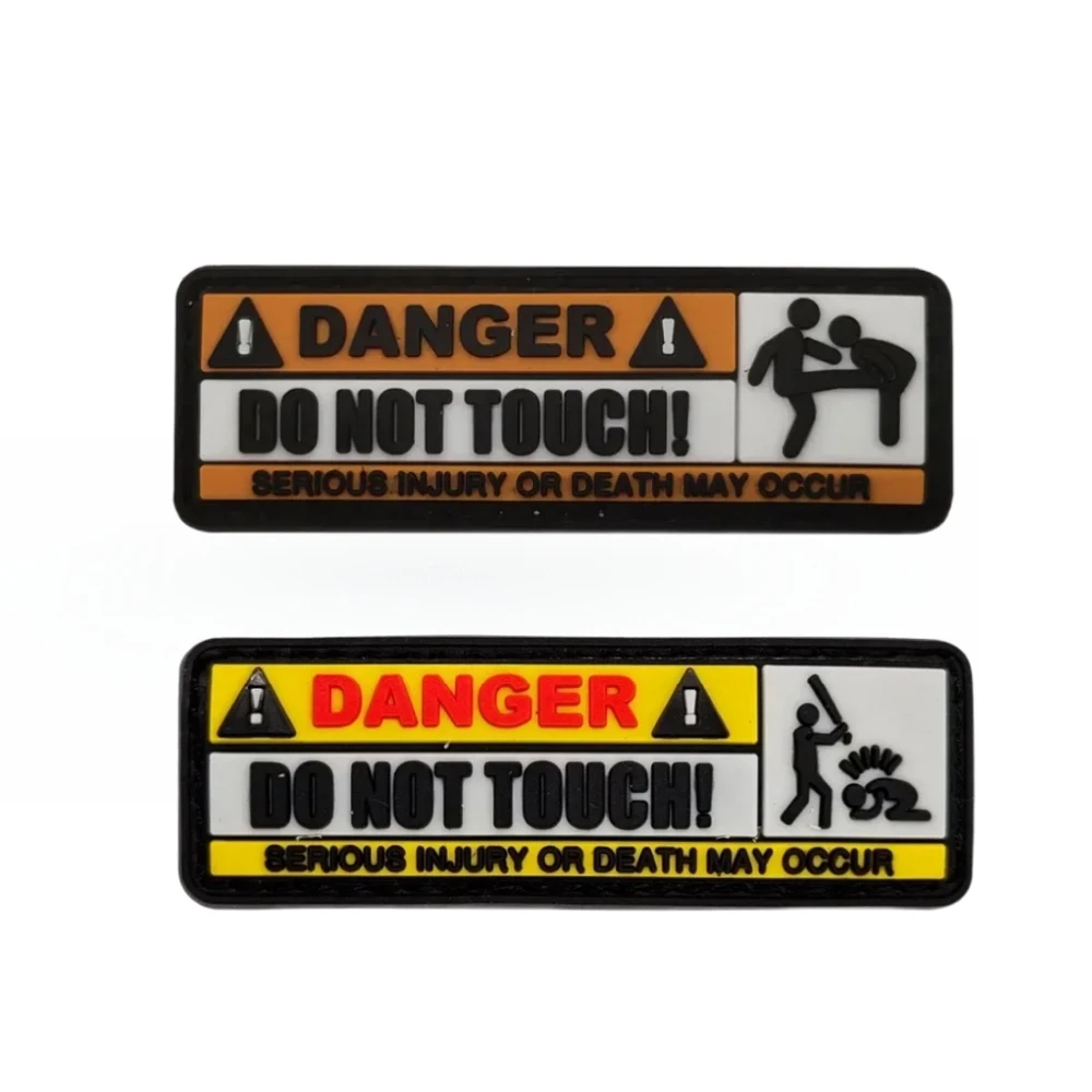 Parche de advertencia de PVC, insignia de moral táctica, emblema militar de llamada de servicio, pegatina para mochila, parches de gancho y bucle para Dron UAV, ropa - imagen 3