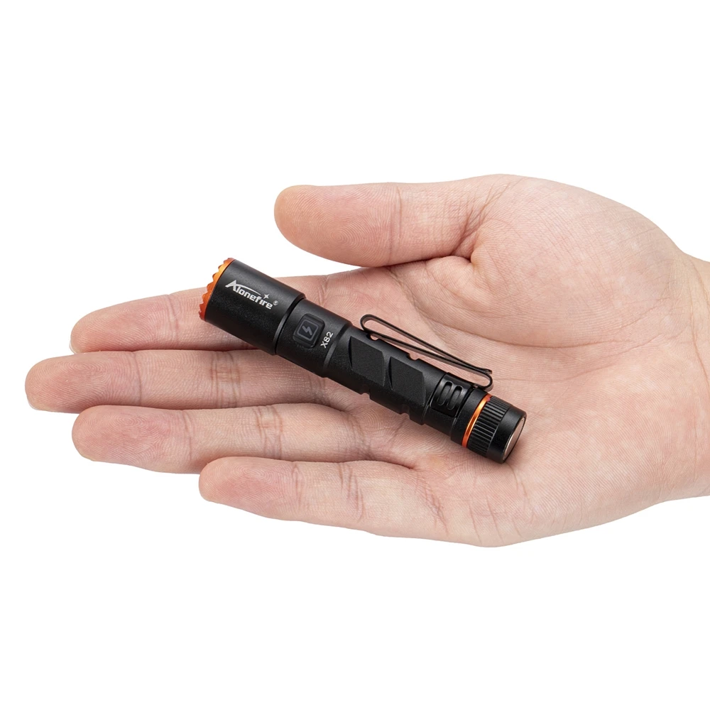Zoom Mini EDC linterna táctica recargable USB con bolígrafo y imán - imagen 5