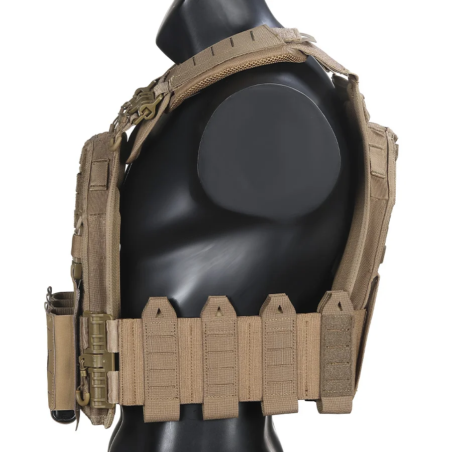 Chaleco táctico caza ligero MOLLE – Transpirable resistente a desgarros - imagen 3