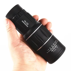 Monocular 16x52 compacto – Doble enfoque para caza y montaña