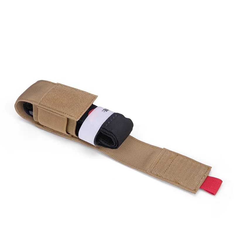 Bolsa médica táctica para tijeras Molle EMT, bolsa de cinturón apta para torniquete, tijeras EMT, cuchillo plegable, linterna táctica - imagen 5