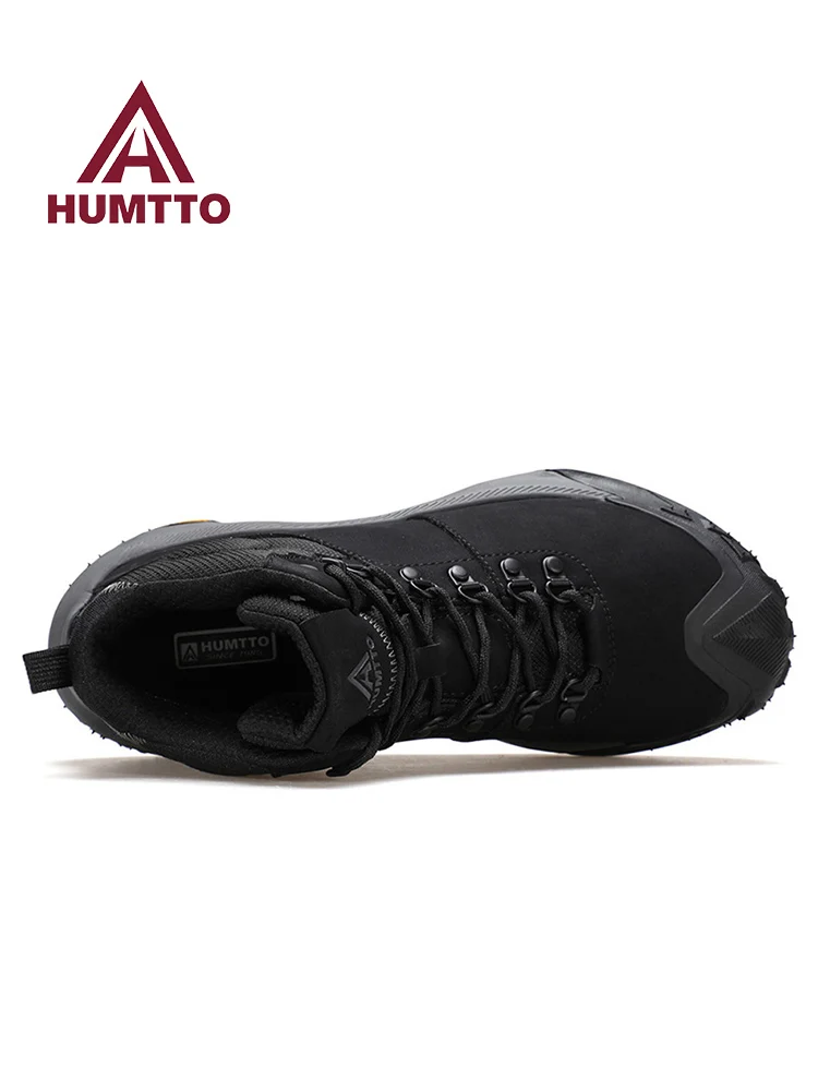 Humtto-zapatos de senderismo al aire libre para hombre, botas de nieve, zapatos de trekking todoterreno, botines informales, zapatos de caza, zapatillas deportivas - imagen 5
