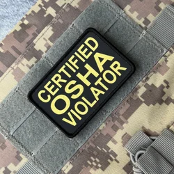 Parches tácticos OSHA – Brazaletes adhesivos con velcro para equipamiento