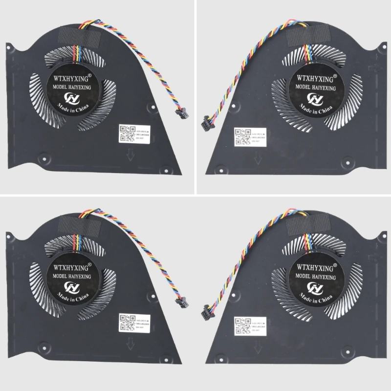 Ventilador CPU GPU para portátiles, ventilador refrigeración DC12V, radiadores 4 pines para ROG Zephyrus S GX531 envío - imagen 3