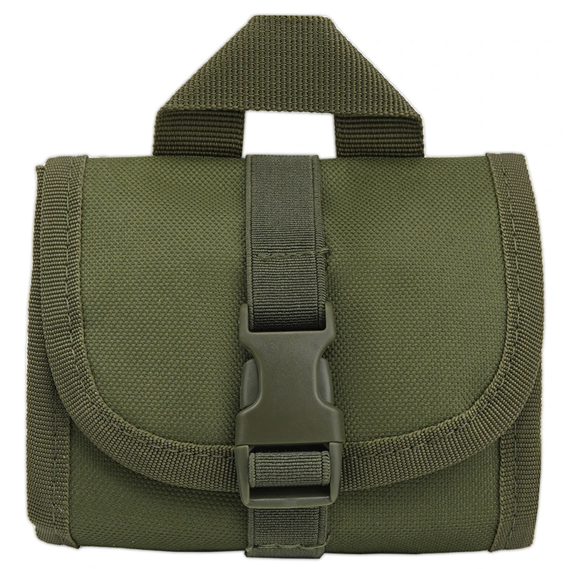 Bolsa para Rifle de aire plegable táctica para exteriores, 14 equipos militares redondos, bolsa Molle para Airsoft, estuche para cartuchos, bolsa de almacenamiento para revistas - imagen 5