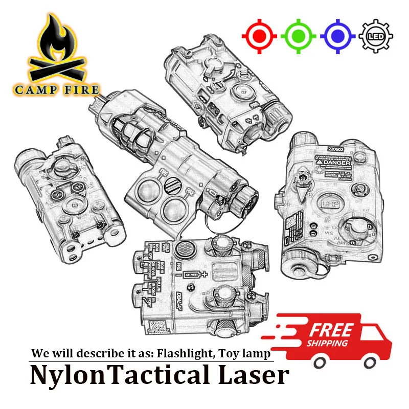 PEQ15 PEQ 15 NGAL DBAL A2 MAWL C1 + OGL M300A M600C linterna M300 M600 caja de batería de nailon PEQ compatible con riel de 20MM