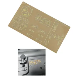 Pegatina táctica metálica Jinming para pistolas de juguete M4A1 MK18